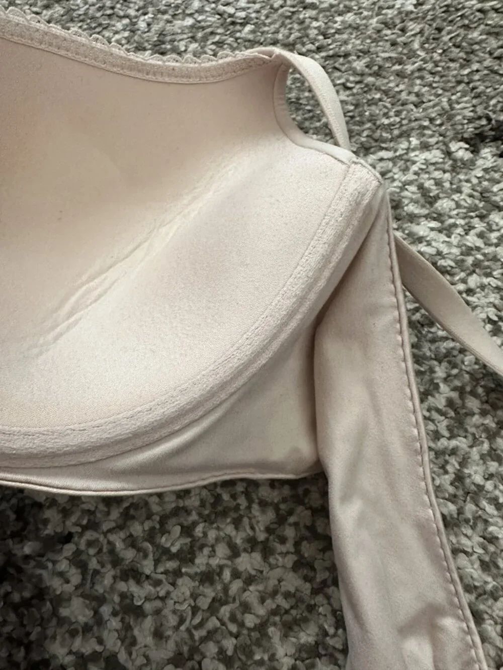VICTORIA'S SECRET (38D) Nude Body By Victoria Lined Demi Bra Champagne Marzipan - Picture 13 of 13
